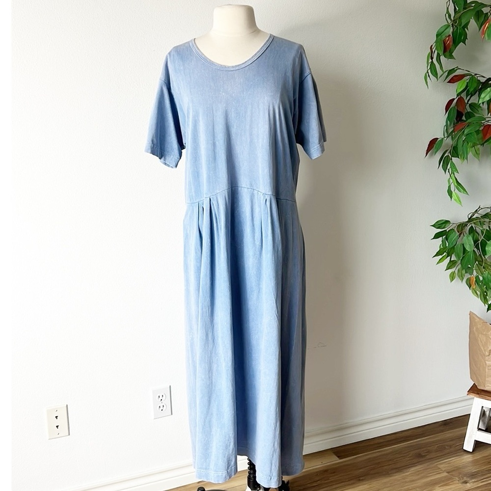 Liz & Jane Clothing Blue Casual Women's Dress